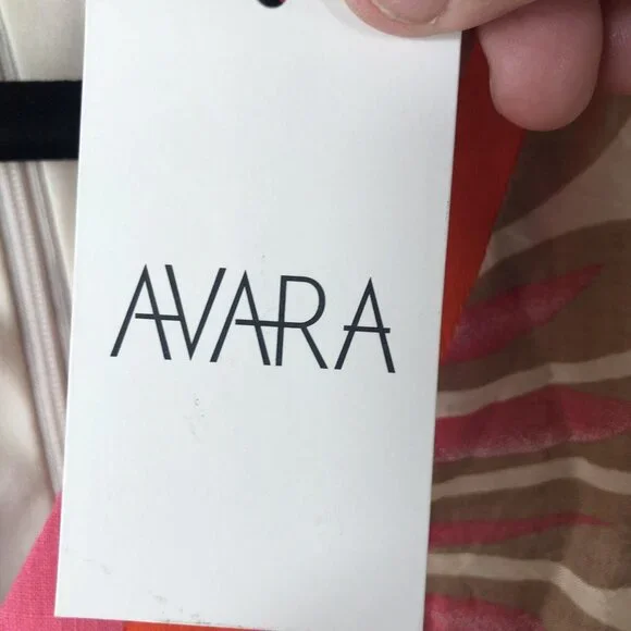 Voy Avara Dress Womens Small Multicolor Puff Sleeve Tiered Boho Festival NEW - Picture 7 of 16